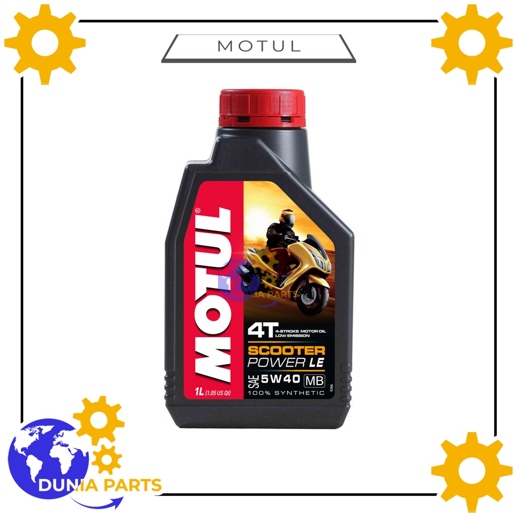 Oli Motul Scooter Power LE 5W-40 , 1 Liter , Motor Matic