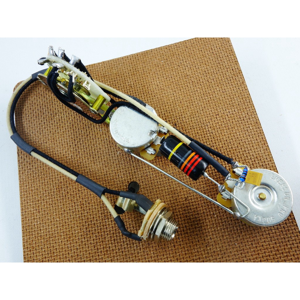 wiring gitar set emerson telecaster prewired 250K 500K 4way reverse original