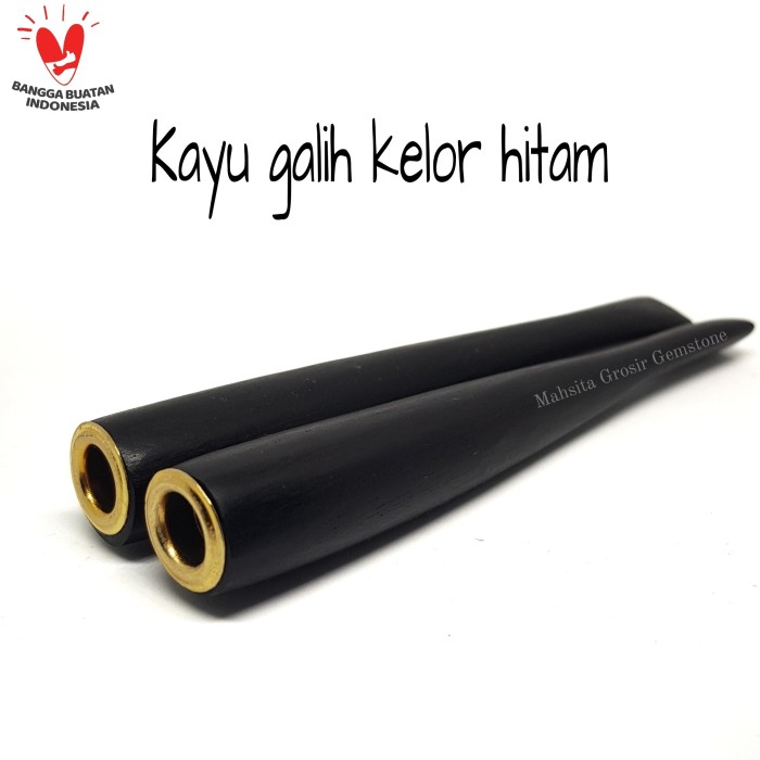 (COD) Pipa cangklong kayu galih kelor hitam asli 100%