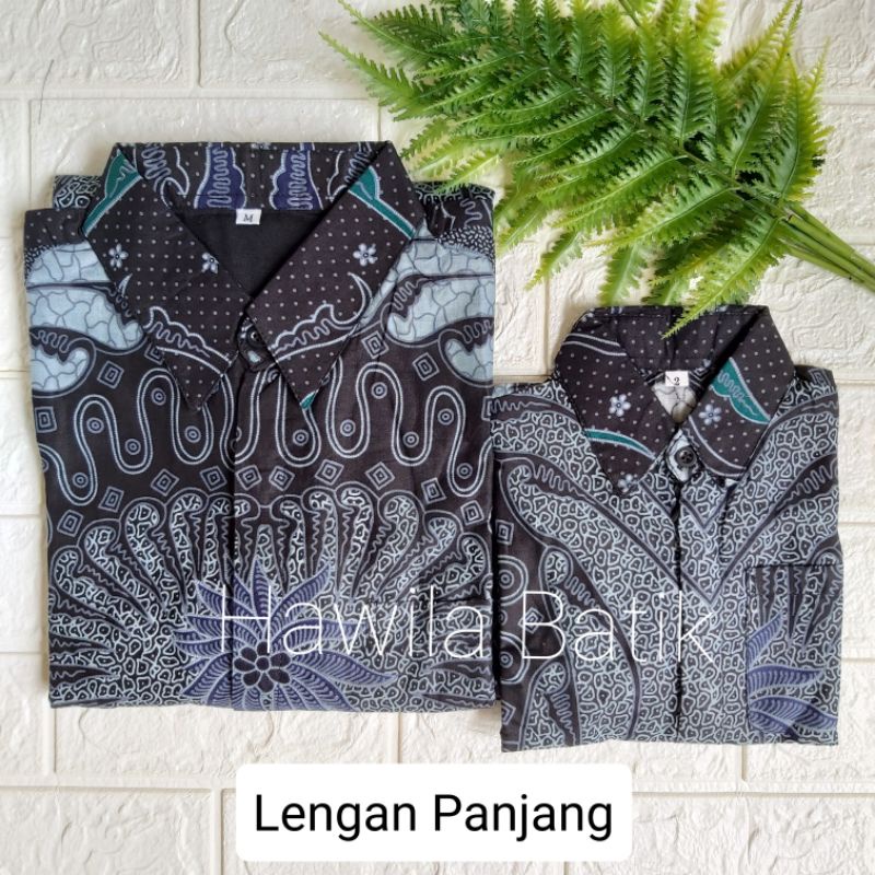 Couple Batik Ayah Anak Premium