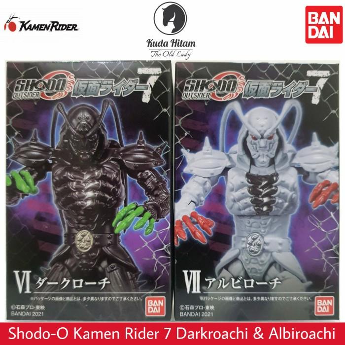 Bandai Shodo O Outsider 7 Kamen Rider Blade Darkroachi & Albiroachi