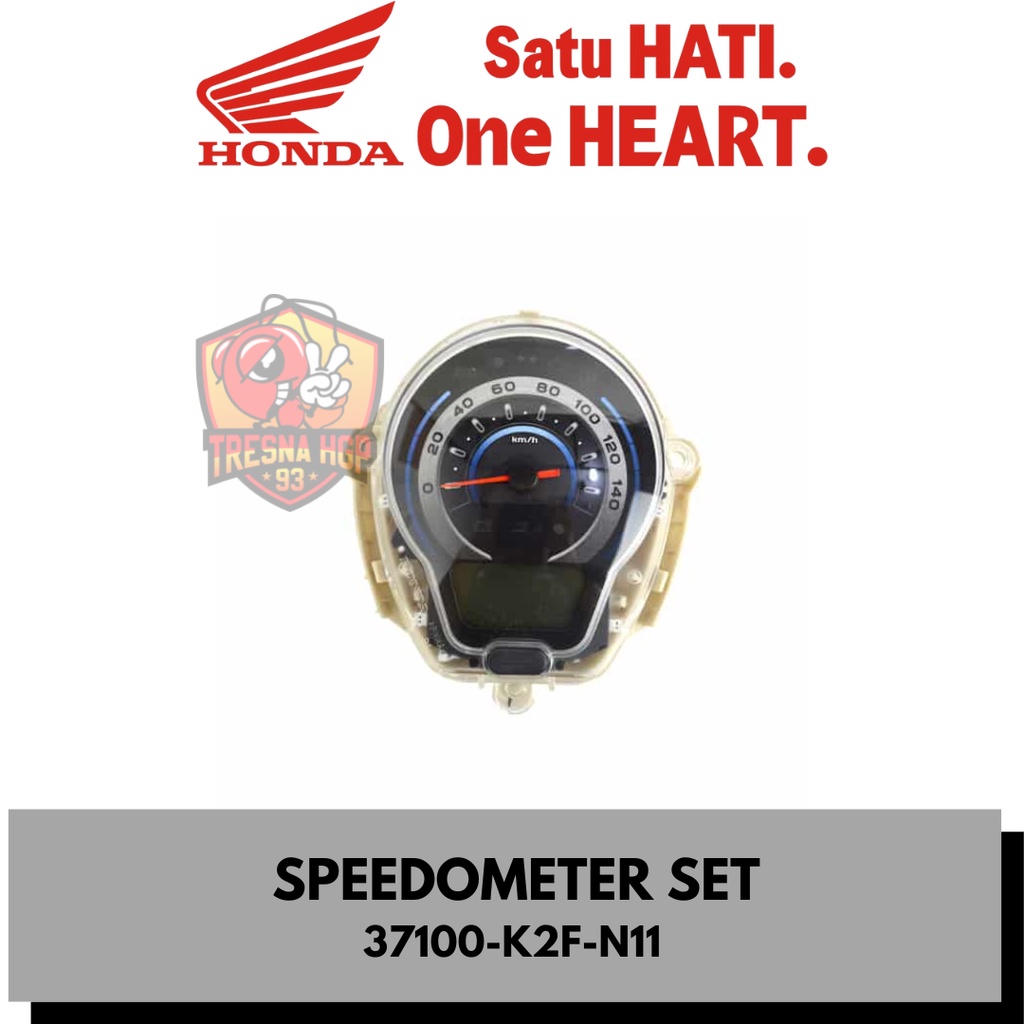 37100-K2F-N11 SPEEDOMETER SET NEW SCOOPY ESP K2F ORIGINAL | METER ASSY COMBINATION 37100K2FN11