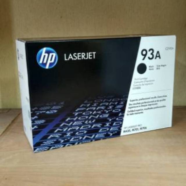 TONER LASERJET 93A Black Catridge hp 93a CZ192A Toner Hp 93A