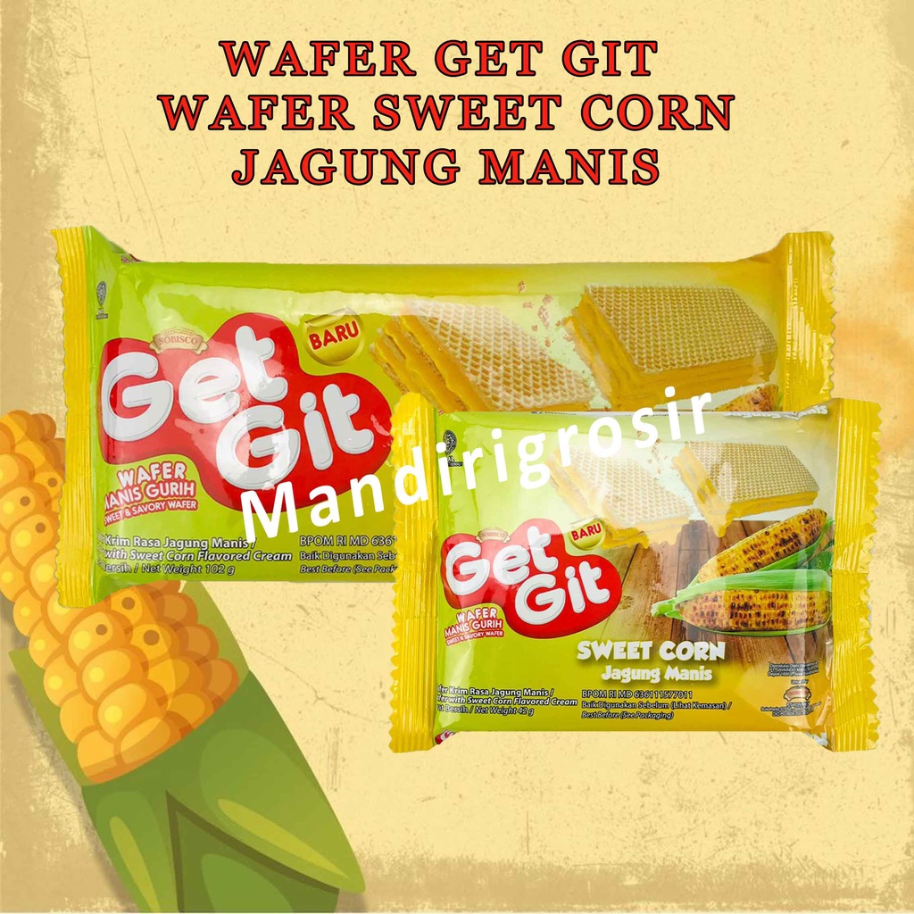 

Wafer Sweet Corn * Wafer Get Git * Rasa Jagung Manis * Wafer Renyah