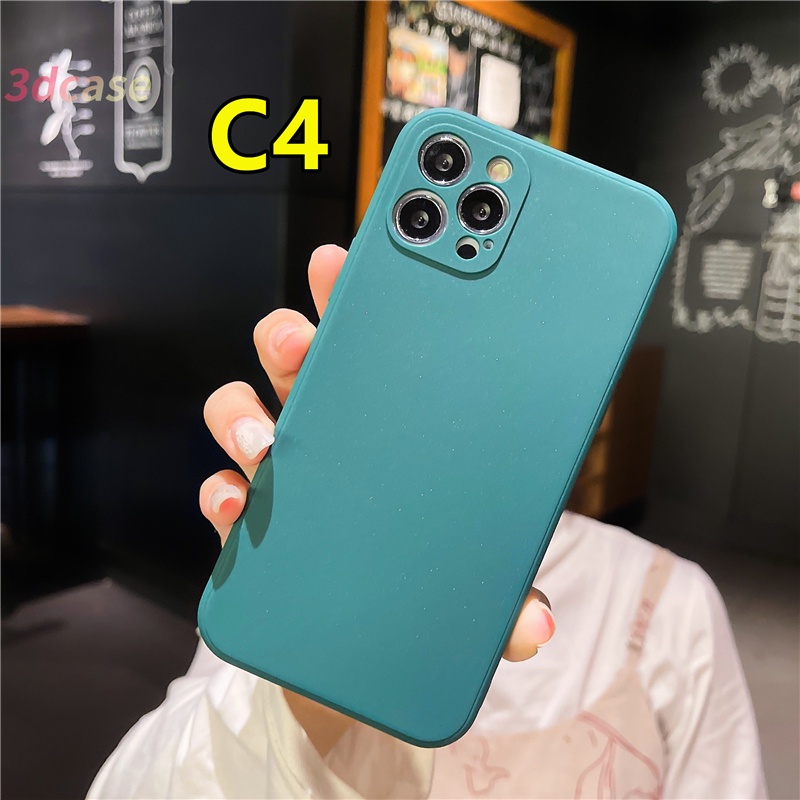 Xiaomi Redmi POCO C3 X3 NFC X3 PRO M3 Redmi 9 9C NFC 9A 9i 9T 9AT 9 PRO Power 10X POCO M2 PRO Redmi Note 9 8 10 10S 9 PRO MAX 9S A7 A5S A15 VIVO Y12 Y20 Silicone Tpu Flexible Case With Solid Colors  Straight Cube Soft TPU Case