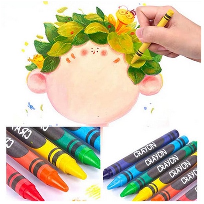 Pensil Warna Krayon Crayon Isi 24 Pcs ART SET Peralatan Sekolah Perlengkapan Menggambar dan Mewarnai Macam 24 Warna Kesenian Prakarya Seni Melukis Lukisan Painting Pencil Crayons Berkualitas Grosir Prakarya Malang