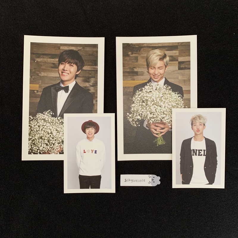 bts 2nd army kit membership rare postcard photoset & photocard pc jhope namjoon hobi rm