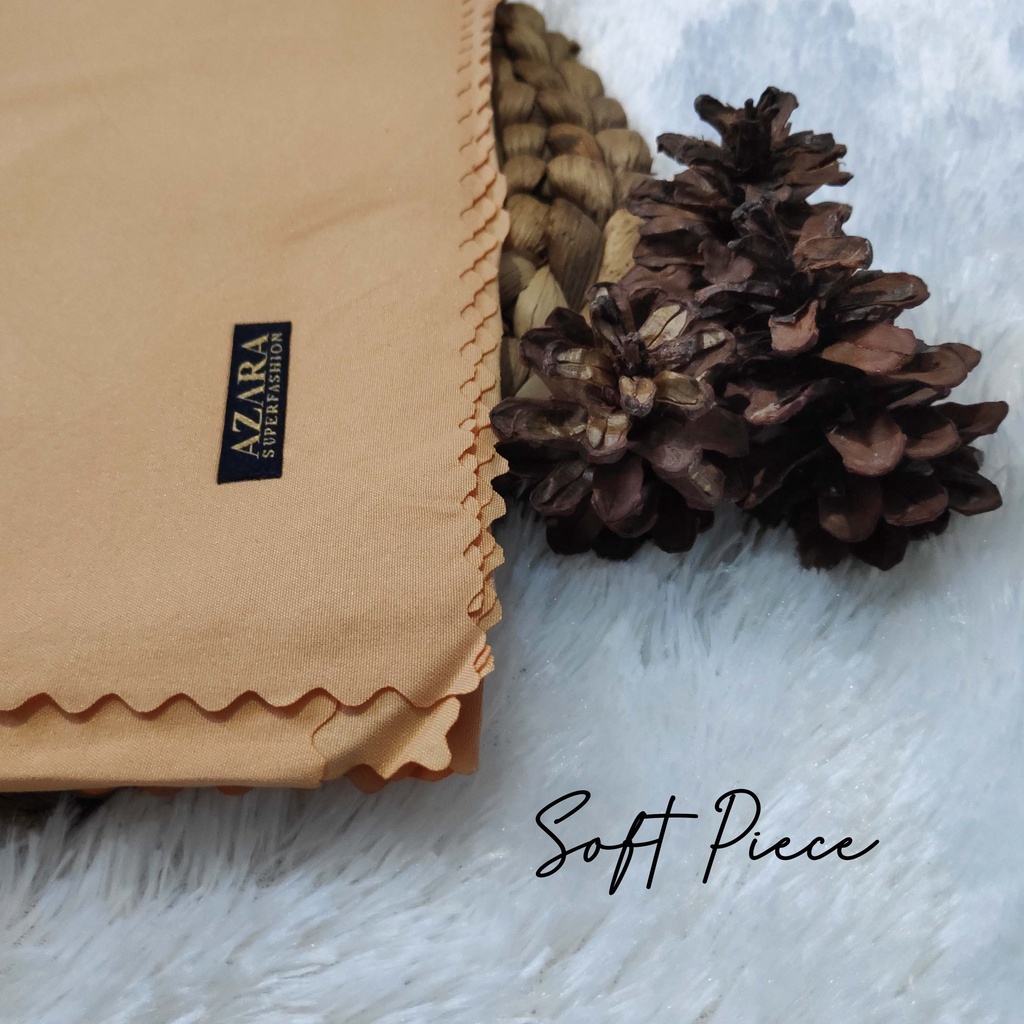 HIJAB AZARA VOAL LASERCUT, VOAL AZARA, JILBAB SEGI EMPAT AZARA VOAL LC, AZARA VOAL JAPAN LC-Soft Piece