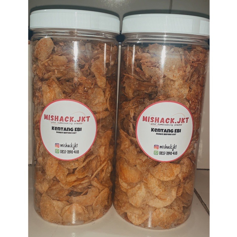 

Keripik Kentang Ebi - Toples 200 gram