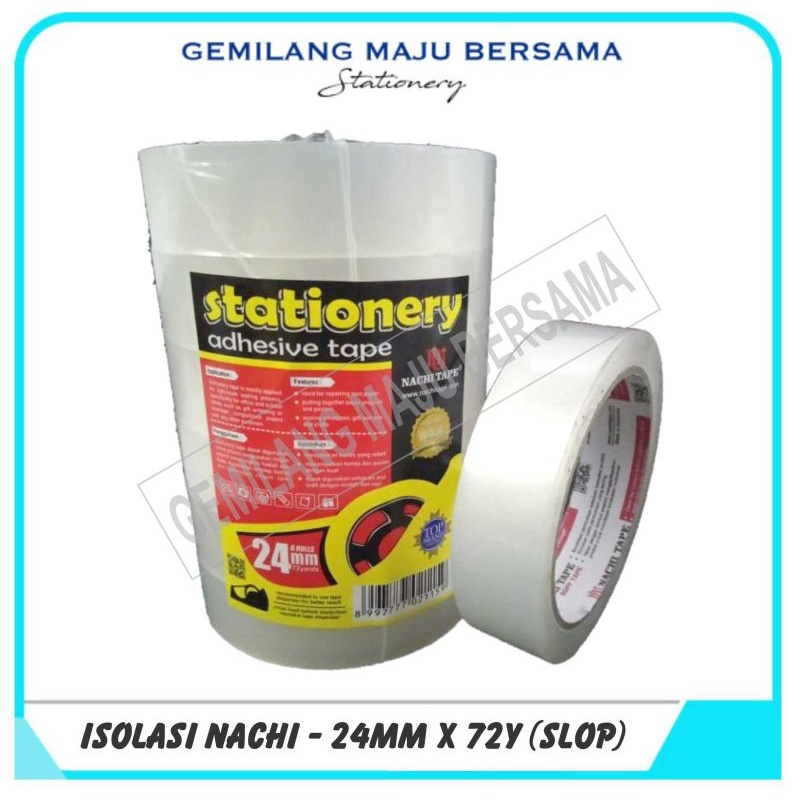 

Isolasi Kecil Nachi 1" (24mm) x 72y (1slp=6bh)