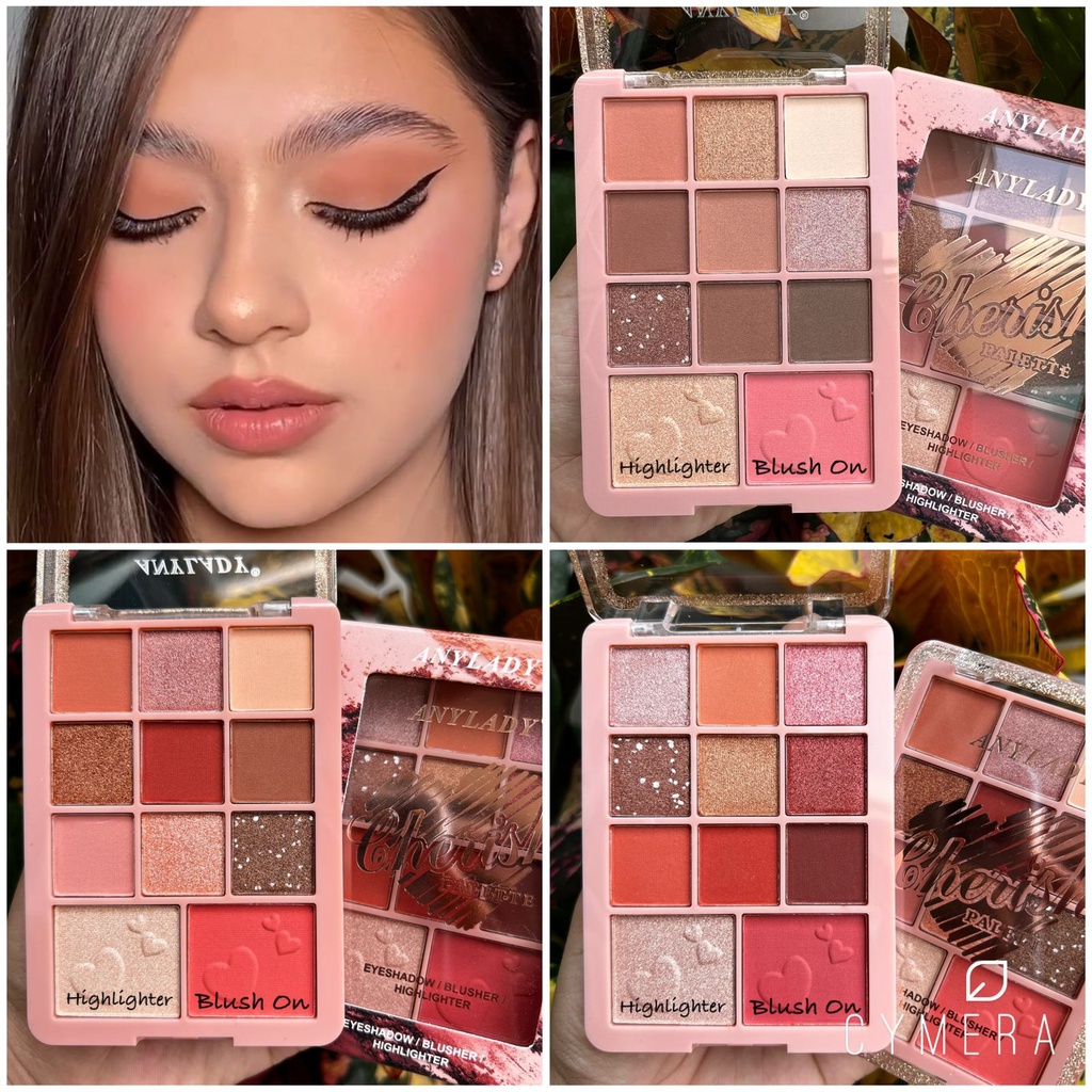 PROMO COD - ANYLADY Makeup Thailand Cherish Palette 9 Color Eyeshadow