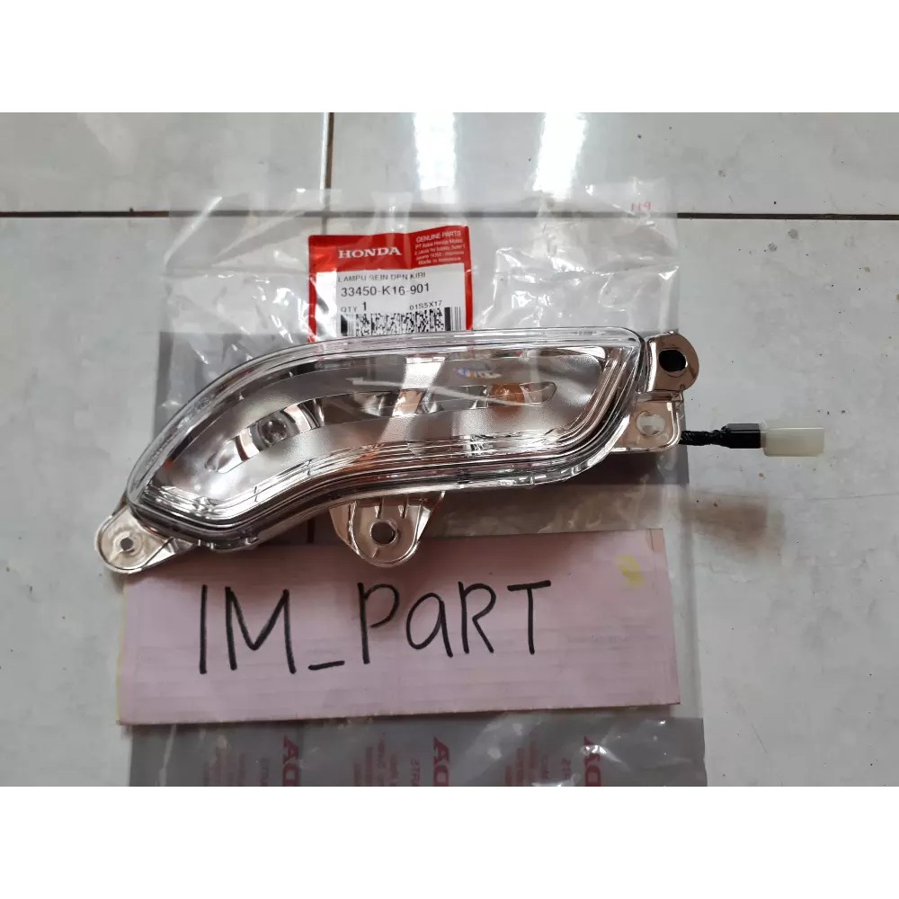 Bohlam Sein Riting Depan Kiri Lampu Socket Scoopy Fi