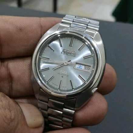 SEIKO 5 ACTUS JDM 25J REF. 6106-7003 Circa 1972 (DIAL BLUE ICE) RARE