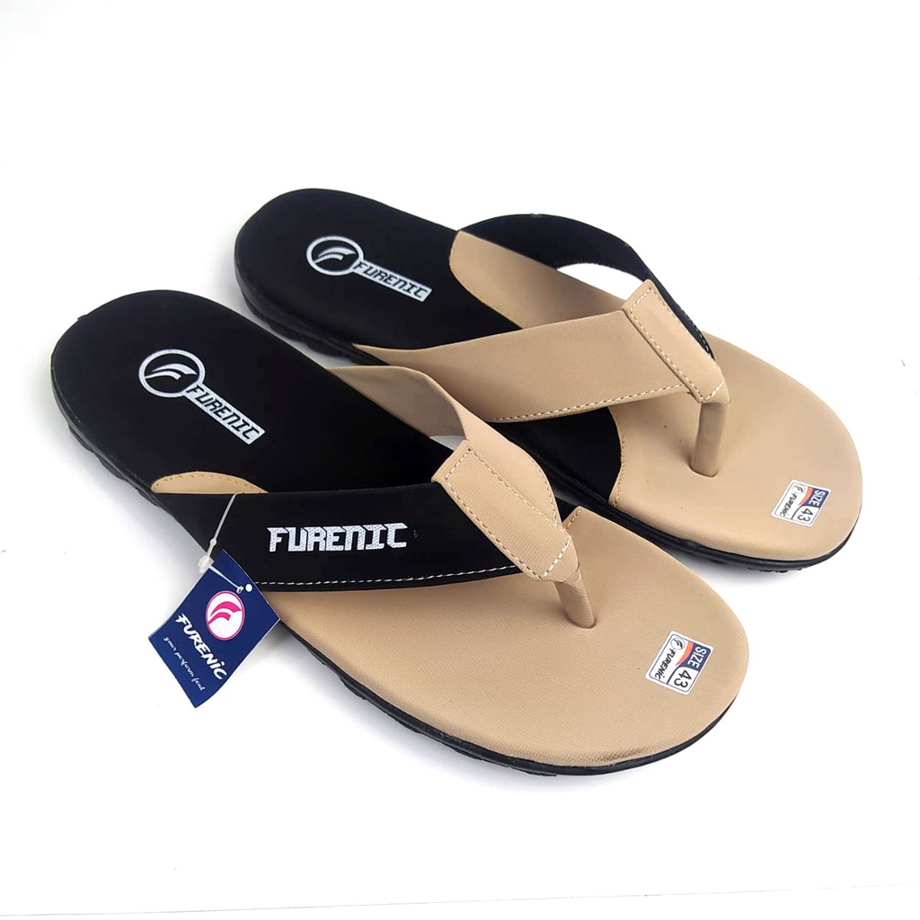 Sandal Jepit Pria Distro Kekinian Original Furenic Casual Kece Berkualitas