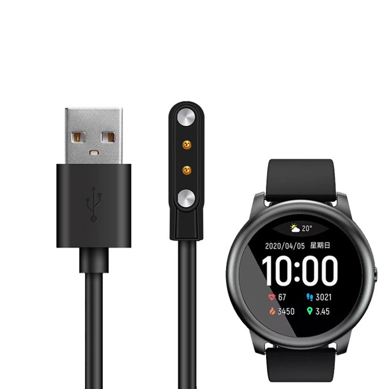 Kabel Charger Usb Panjang 1m Untuk Smartwatch Xiaomi Haylou Solar Ls05 Haylou