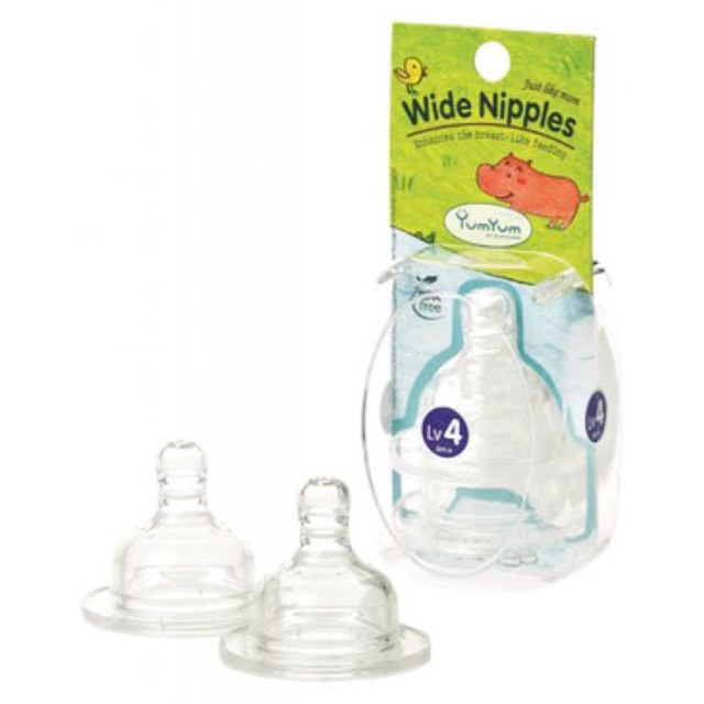 Wide nipples by glasslock/ Glasslock wide nipples Lv 4 (6+)