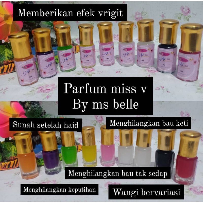 (BISA COD) PARFUM MISS V || PARFUM KEWANITAAN|| V PREMIUM || V AROMATIC || MS BELLE VPREMIUM