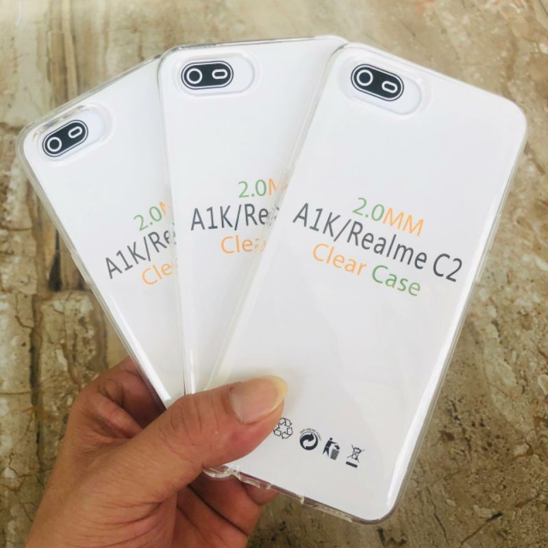 Silikon Jelly Soft Case Bening Realme A1K Realme C2 Softcase