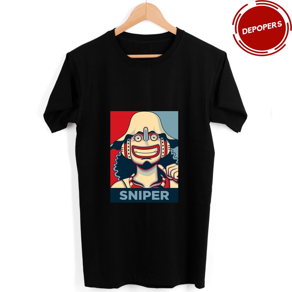 BAJU KAOS ANIME ONE PIECE USOPP BAJU KAOS USOP DISTRO