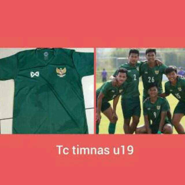 Baju Bola Jersey Grade Ori Timnas Indonesia Training U19 Green Warrix Terbaru 21 Shopee Indonesia