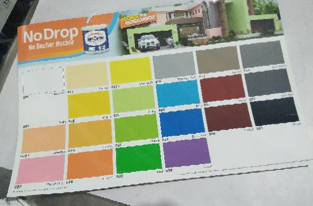 No Drop Cat Tembok Anti Bocor 1 Kg Cat Dinding Plafon Shopee Indonesia Cat plafon no drop