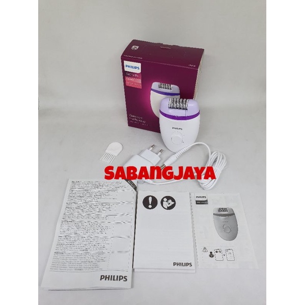 Philips Satinelle Essential Corded Compact Epilator Cukuran Kaki Philips BRE225