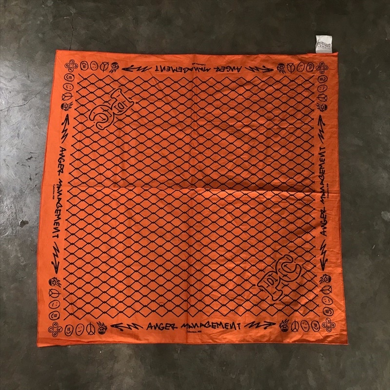 PUBLIC CULTURE ANGER BANDANA ORANGE