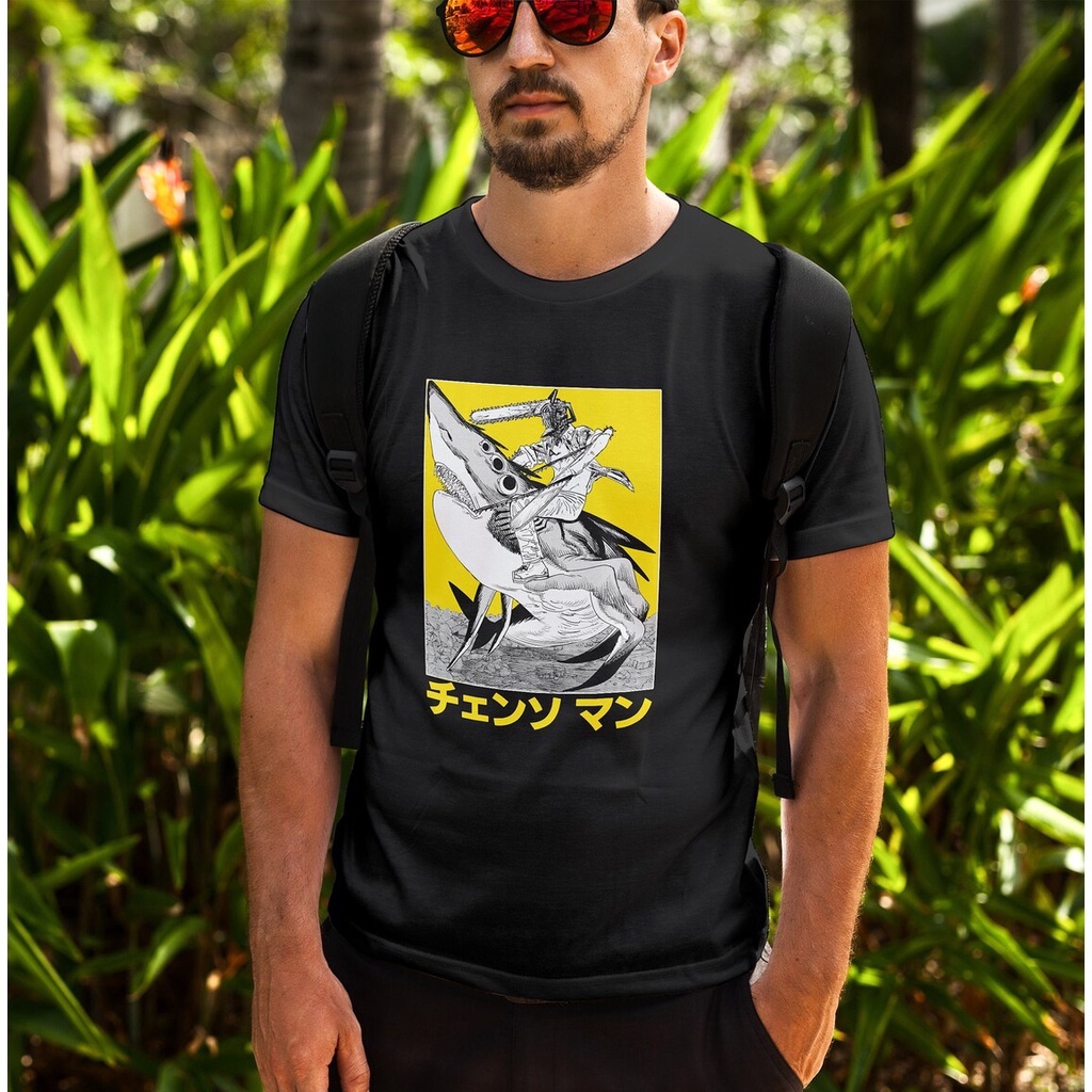 Tshirt the Chainsaw Man Kanji Anime Manga Premium Unisex