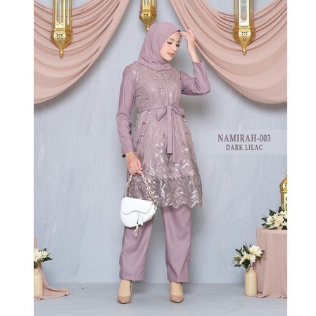 Namirah Setelan Kebaya Kondangan Tulle  Set Party M L XL XXL Jumbo