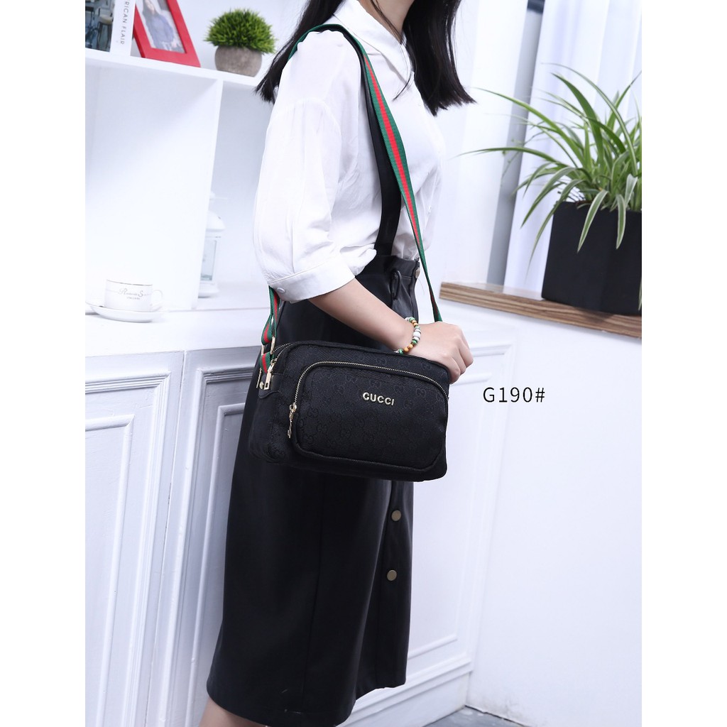 Tas Gucci Selempang G190 -V1C Semipremium Kanvas