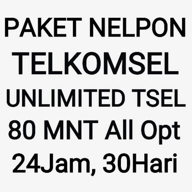 Chat Kami Dulu Paket Nelpon Telkomsel Tsel Unlimited 30 Hari Bulanan Sebulan 24 Jam All Operator Shopee Indonesia