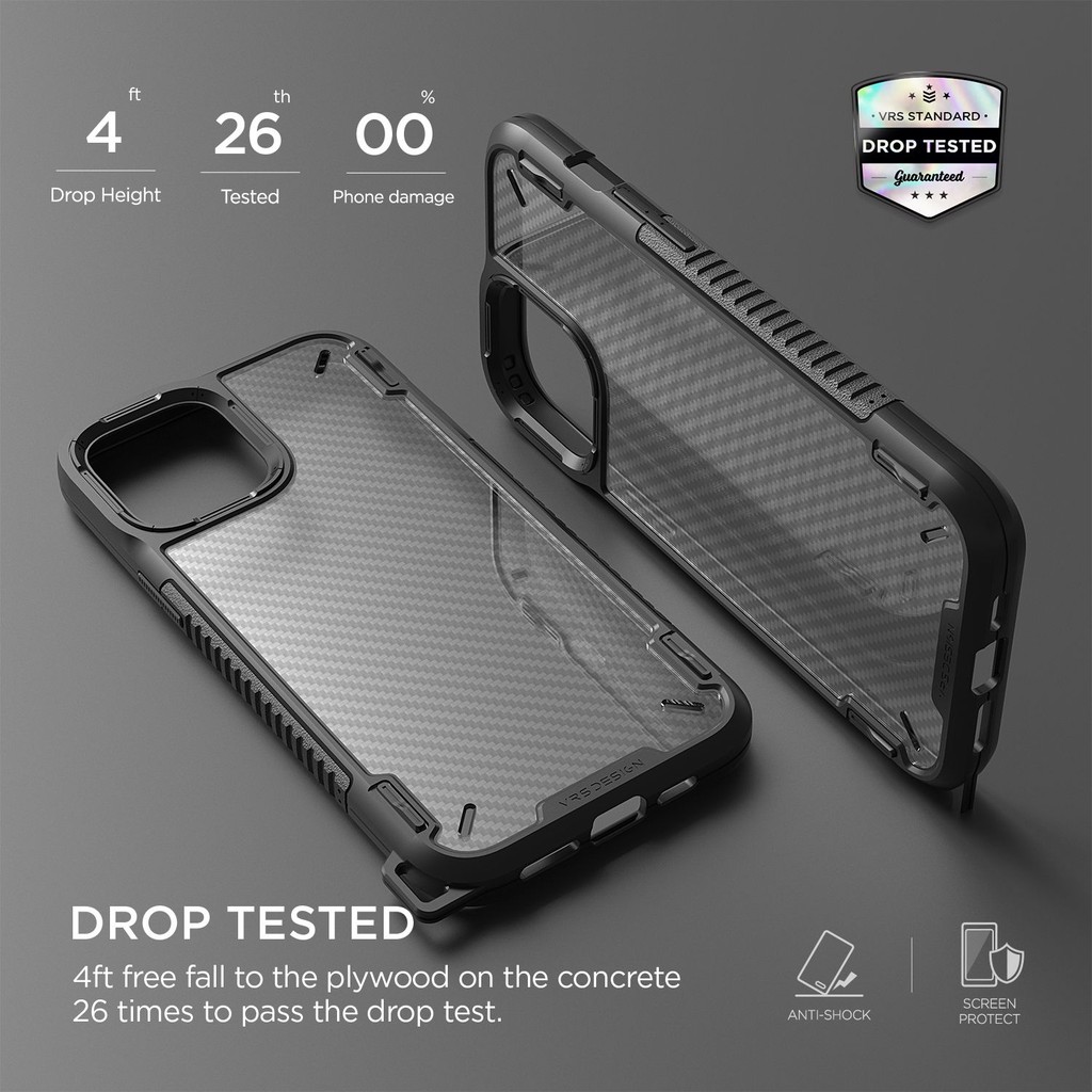 Jual Case iPhone 12 Pro Max / 12 Mini / 12 Pro VRS Design Crystal Mixx