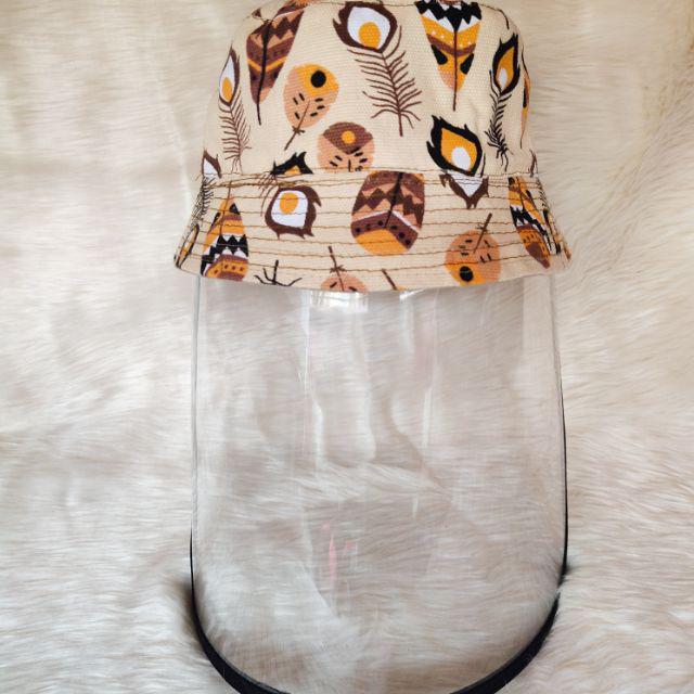 topi anak anti corona bucket hat anak topi bayi anti corona topi faceshield-34