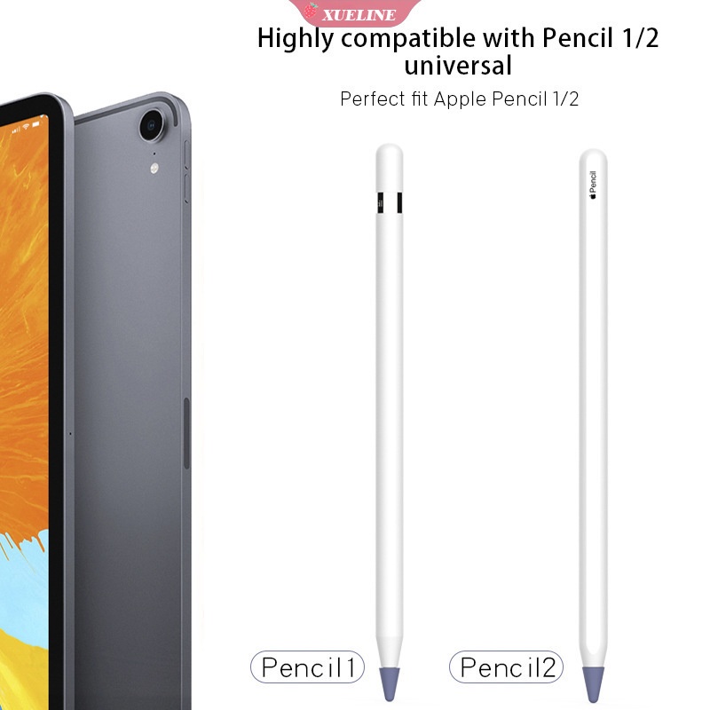 8 Pak Cover Pen Stylus Apple Pencil 1 / 2nd Warna-Warni