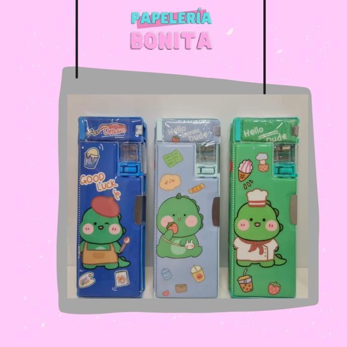 

PROMO Tempat Pensil Magnet Cute Dino 2 Sisi Set Rautan Pencil Case Dinosaur/TEMPAT PENSIL AESTHETIC/TEMPAT PENSIL ANAK PEREMPUAN/TEMPAT PENSIL LUCU/TEMPAT PENSIL 3D/TEMPAT PENSIL TRANSPARAN/TEMPAT PENSIL LUCU/TEMPAT PENSIL KOREA/TEMPAT PENSIL KAIN/TEMPAT