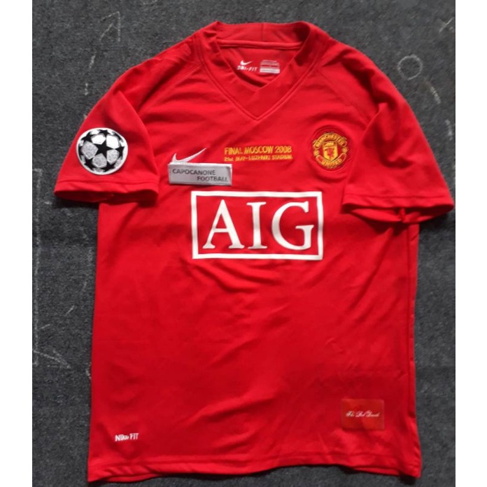 JERSEY M4NCHESTER UNITED RETRO 2007 2008 07 08 2006 06 MU Final moscow MAN UNITED