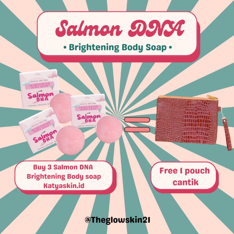 Katya Skin - Salmon DNA brightening body soap BPOM