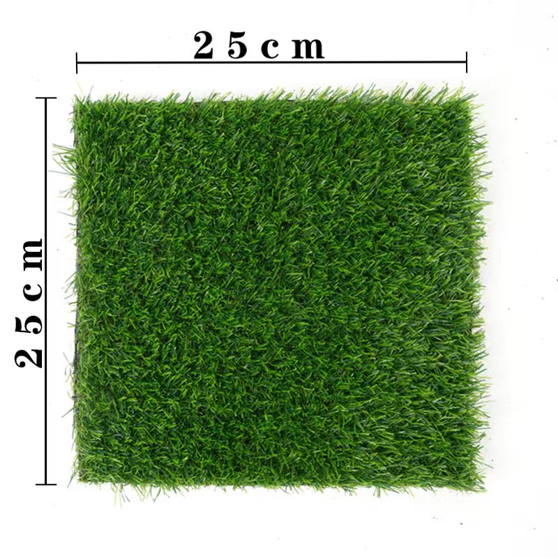 Rumput Sintetis Ukuran 25 x 25 cm Dekorasi Rumah Tinggi 3 CM PBP132