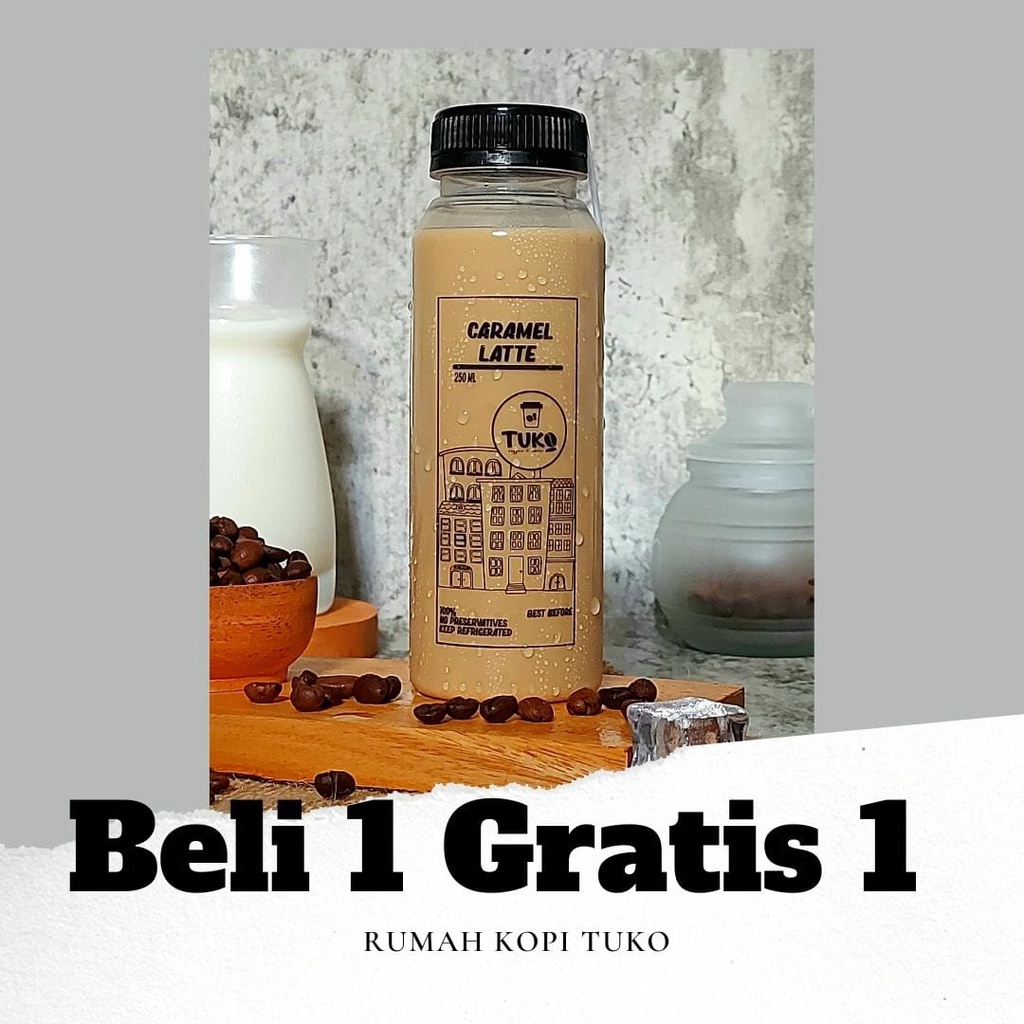 Jual Caramel Latte 250 ml I Es Kopi Caramel I Ready to Drink | Shopee