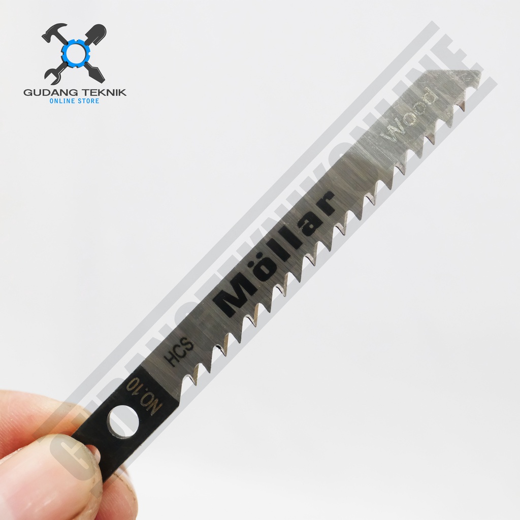 (SATUAN/PER PCS) Mata Jigsaw 1 Pcs MOLLAR No 1 3 10  / Mata Gergaji Kayu Jigsaw Blade MOLLAR No.1 No.3 No.10 SATUAN