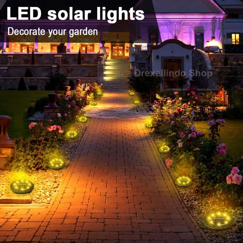 Led Solar Garden Lights Lampu Taman Led Solar Per 1 Unit