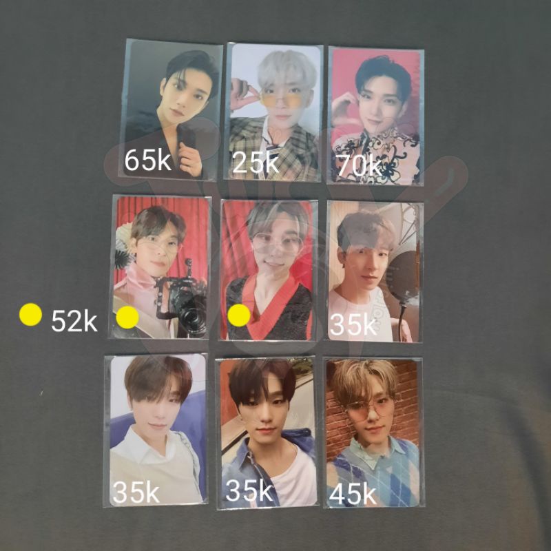PC Photocard Seventeen Wonwoo Dino Joshua Going Magazine Your Choice Hitorijanai Semicolon Henggarae
