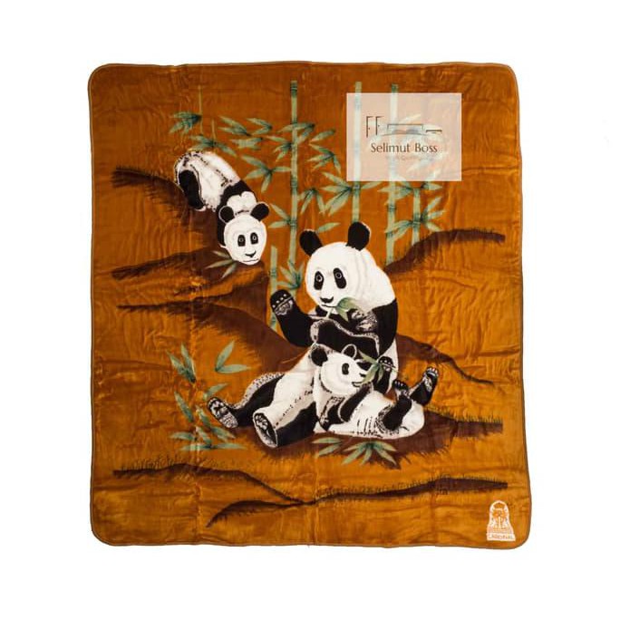 Jual Selimut Bulu Halus Tebal Panda (Cardinal) 220 X 240 Cm Murah