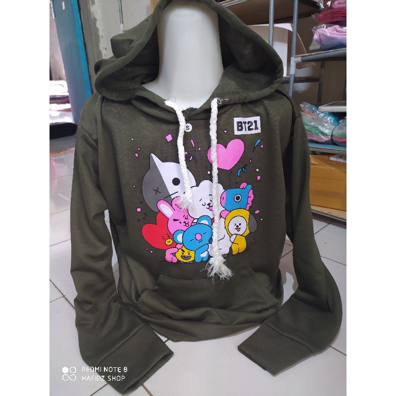 sweater hoodie anak bts bt21