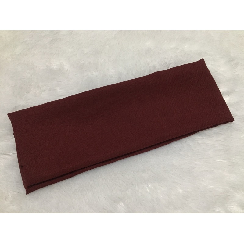 Selendang Sifon Halus / Selendang Chiffon Bali / Senteng Bali (2,4 meter)-Maroon