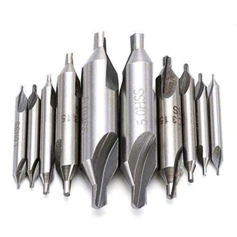 Mata Bor Besi Center Drill Countersink Double Head