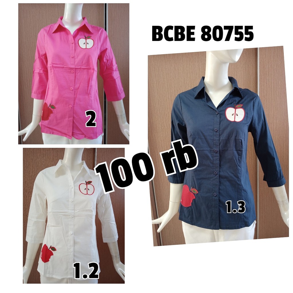 BLUS IMPORT Wanita BCBE 80755, Katun Halus