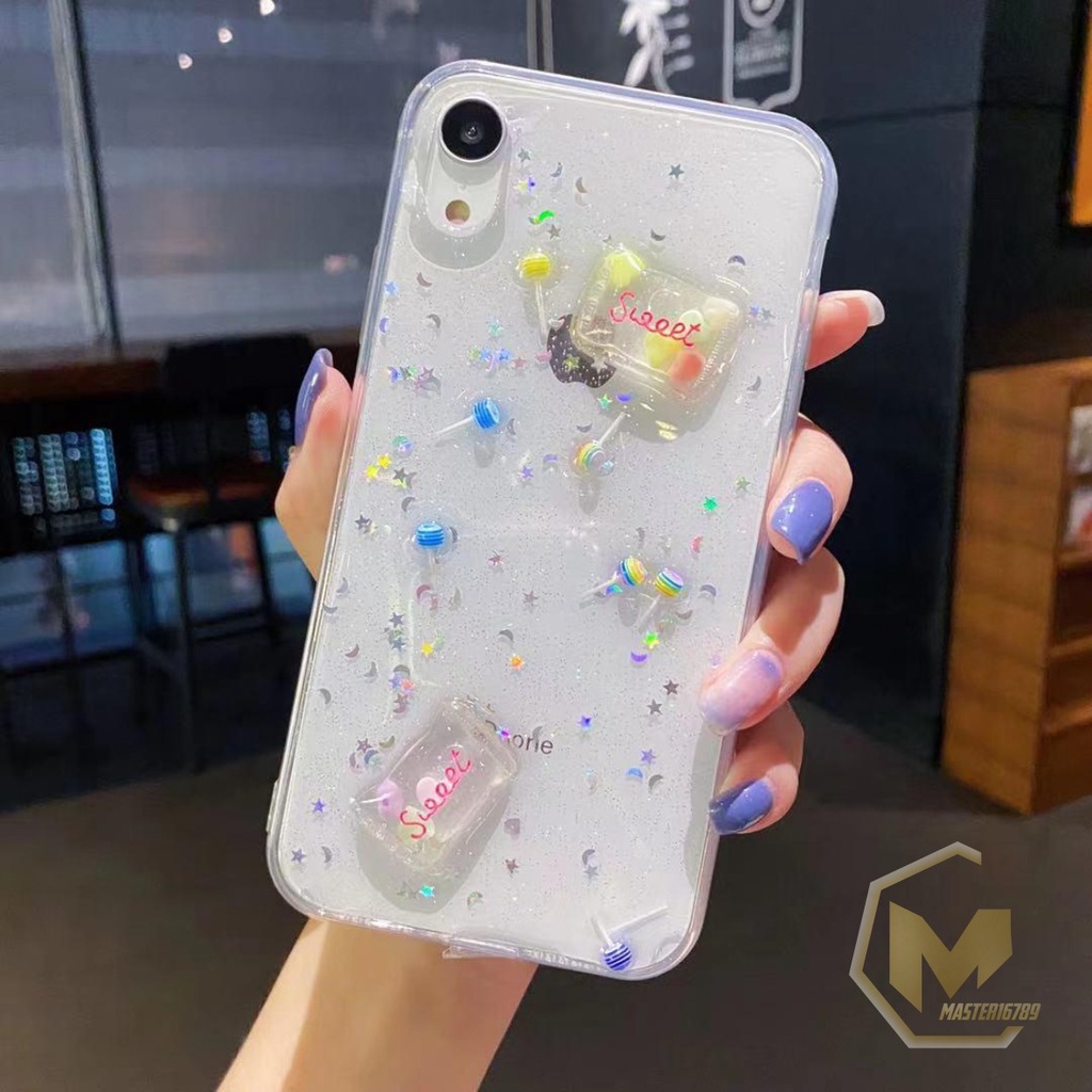 Y018 SOFTCASE KARAKTER 3D GLITTER RESIN GLOSSY REDMI 9 9C NOTE 8 9 10PRO POCOPHONE X3 MA2365