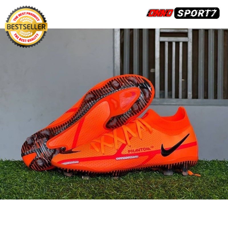 Sepatu Bola Nike Phantom GT 2 Elite DF Orange