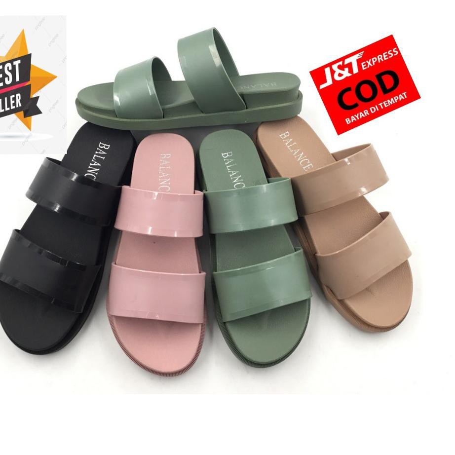  Stok Terbatas  83 SANDAL  JELLY WANITA  SENDAL WEDGES 